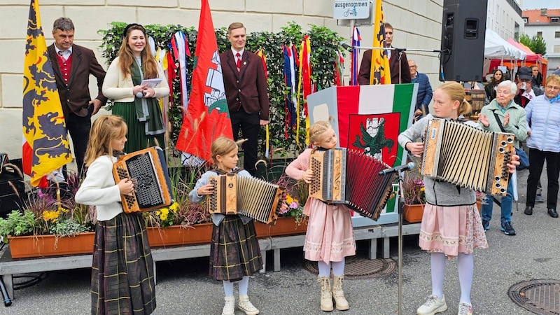 Some of the accordion players were only eight years old. (Bild: Tragner Christian)