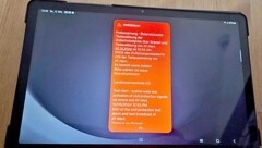 Das Katastrophen-Warnsystem „AT Alert“ auf einem Handy (Bild: APA/Marie-Theres Fischer)