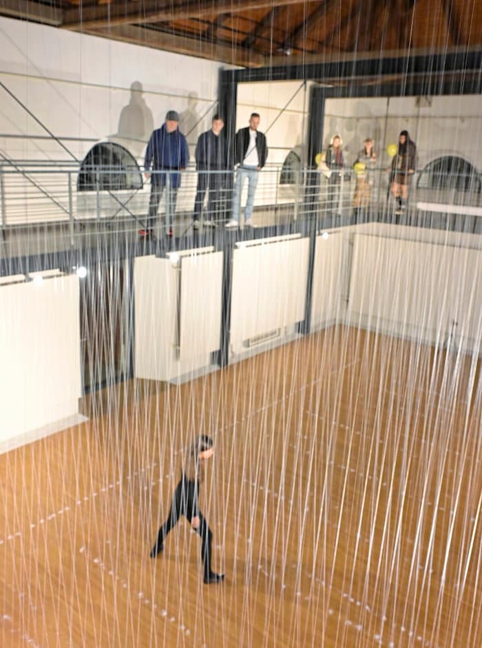 The House of Architecture was all about "Perspectives and Discourse". The picture shows an ...