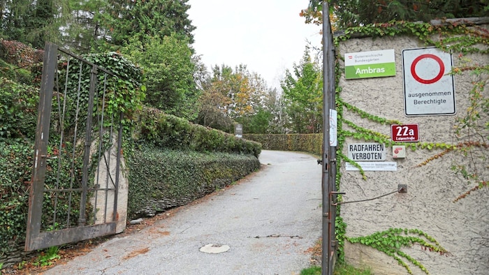 Dealers are said to roam around the stately Ambras Castle under the cover of darkness.
