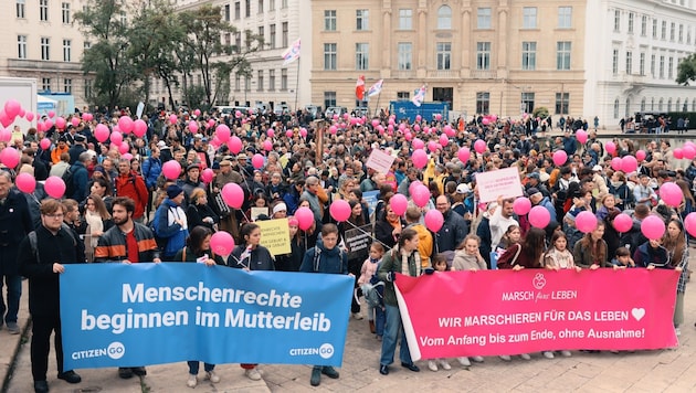 In Wien wurde „für das Leben“ marschiert. (Bild: Marsch fürs Leben)