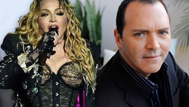 Christopher Ciccone followed his sister Madonna to New York at the beginning of her career. Over the years, their relationship became increasingly strained. (Bild: Krone KREATIV/AFP, AP)