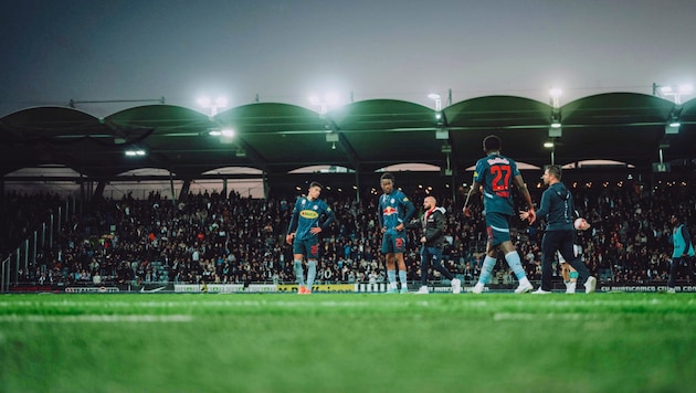 Again: Hanging heads at the Bulls (Bild: Red Bull Salzburg/Andreas Schaad)