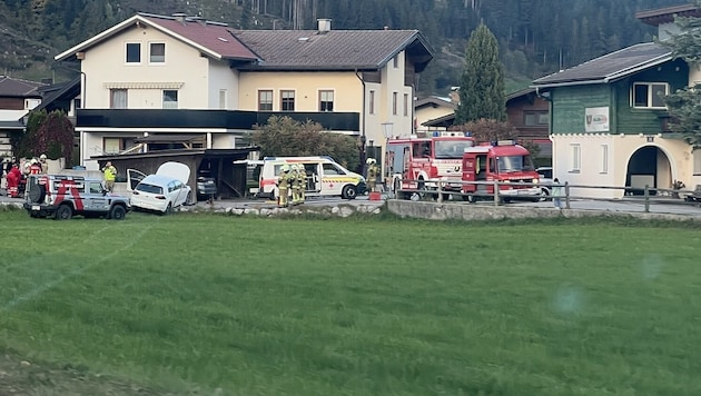 The accident occurred in Radstadt. (Bild: FF Radstadt)