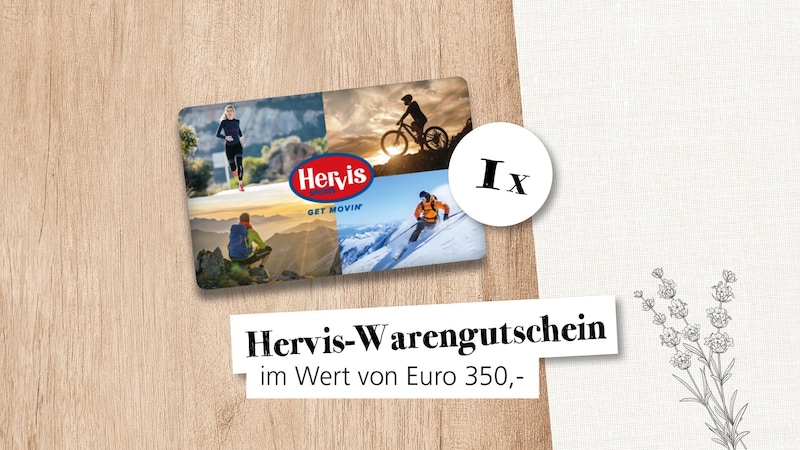 1x Hervis voucher worth € 350 (Bild: SPAR)