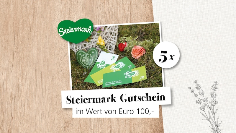 Steiermark Gutschein im von von € 250,- (Bild: SPAR)