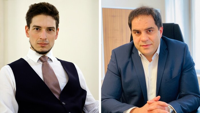Philipp Springer (li.) vertritt ein Opfer, Sascha Flatz (re.) verteidigt den Angeklagten.