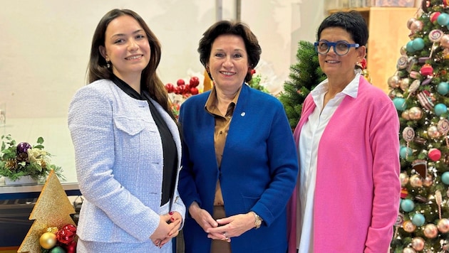 Marlene Carla Dressel, Margarete Kriz-Zwittkovits and Cornelia Weinhappel (from left to right). (Bild: WK Wien)