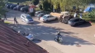 In einem Video sieht man die Verfolgungsjagd.