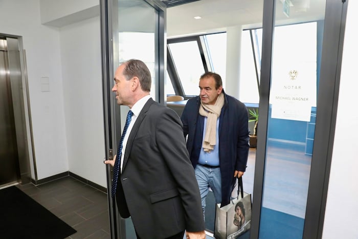 ... son Alexander was also present.