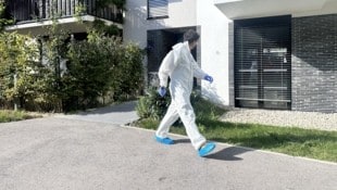 Die Leiche wurde in einer Wohnung in der Bloch-Bauer-Promenade im Sonnwendviertel entdeckt. (Bild: krone.tv)