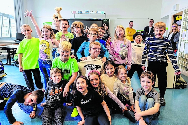 Die Schülerinnen und Schüler der 2 C der Prandaugasse hatten richtig viel Spaß. (Bild: Urbantschitsch Mario)