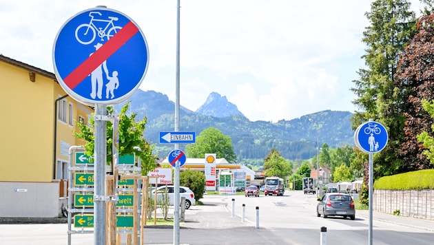 Für die Fertigstellung des Radwegs sind in Scharnstein zwei Enteignungen notwendig geworden (Bild: © Harald Dostal / 2024)