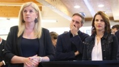 Tanja Graf (l.) wird ins Parlament einziehen, weil Karoline Edtstadler (r.) ihr Bundeslistenmandat annehmen wird. (Bild: Tröster Andreas)