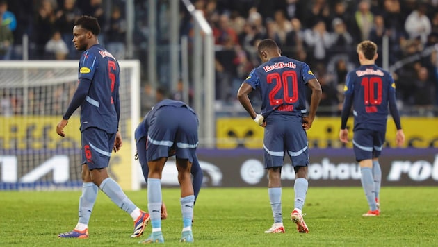 The mood at Salzburg is in the cellar. (Bild: APA/ERWIN SCHERIAU / APA / picturedesk.com)