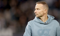 Die Miene von Trainer Pepijn Lijnders ist finster.
