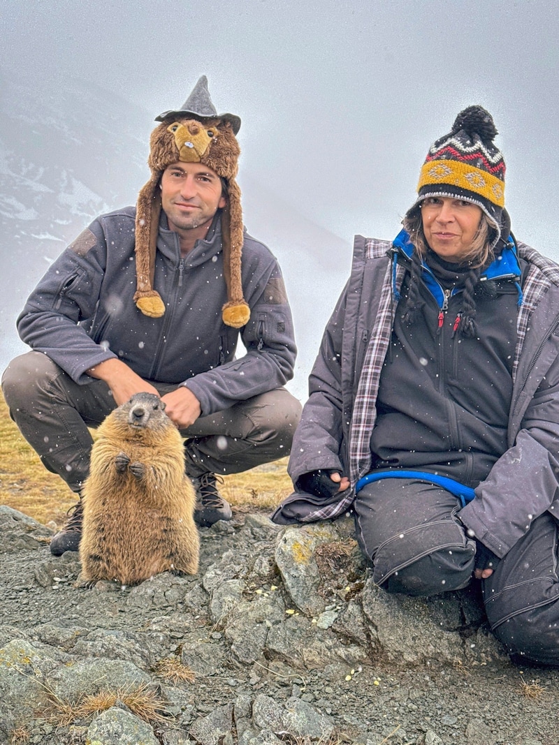 Martina and Peter met six years ago. They both share a fascination for photography and marmots (Bild: Wallner Hannes)