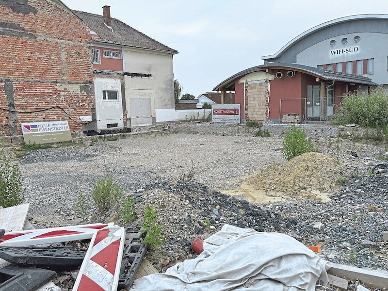 Ausnahmegenehmigung 2: Die Nebau muss ihr Projekt in der Wienerstraße nach einem Gerichtsurteil neu überdenken. (Bild: Carina Fenz)