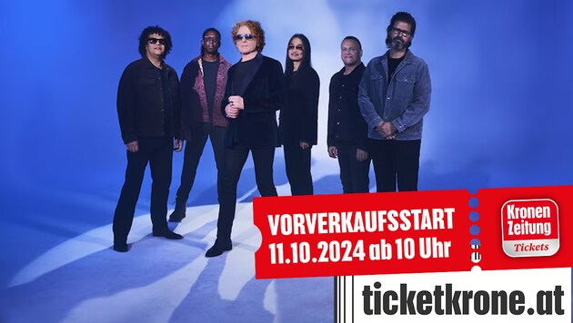 Mit romantischem Soul die Welt erobert: 2025 kommen Simply Red rund um Mick Hucknall endlich wieder nach Wien. (Bild: Dave Chalkey)