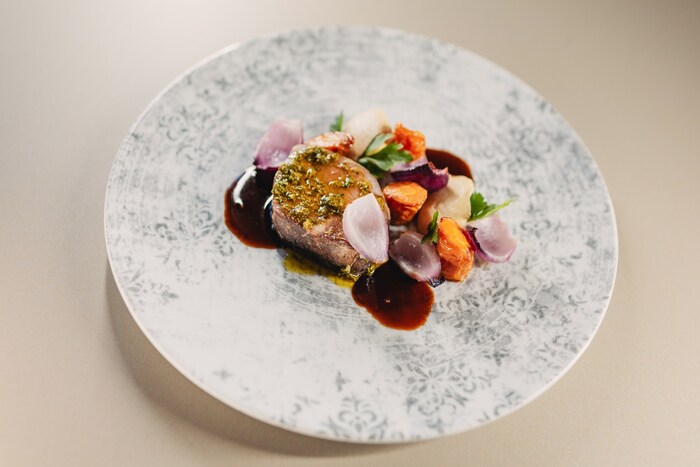 Main course from the gourmet and vitality kitchen