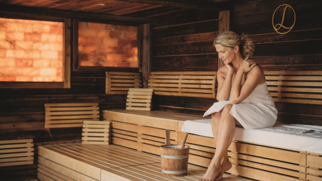 Panoramic sauna in the Larimar Sauna World (Bild: Hotel Larimar)