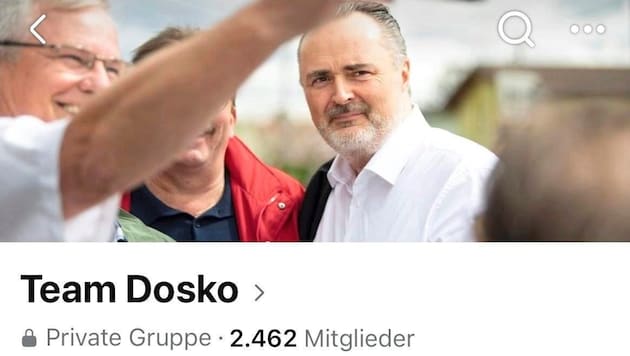 The private group "Team Dosko". (Bild: zVg)