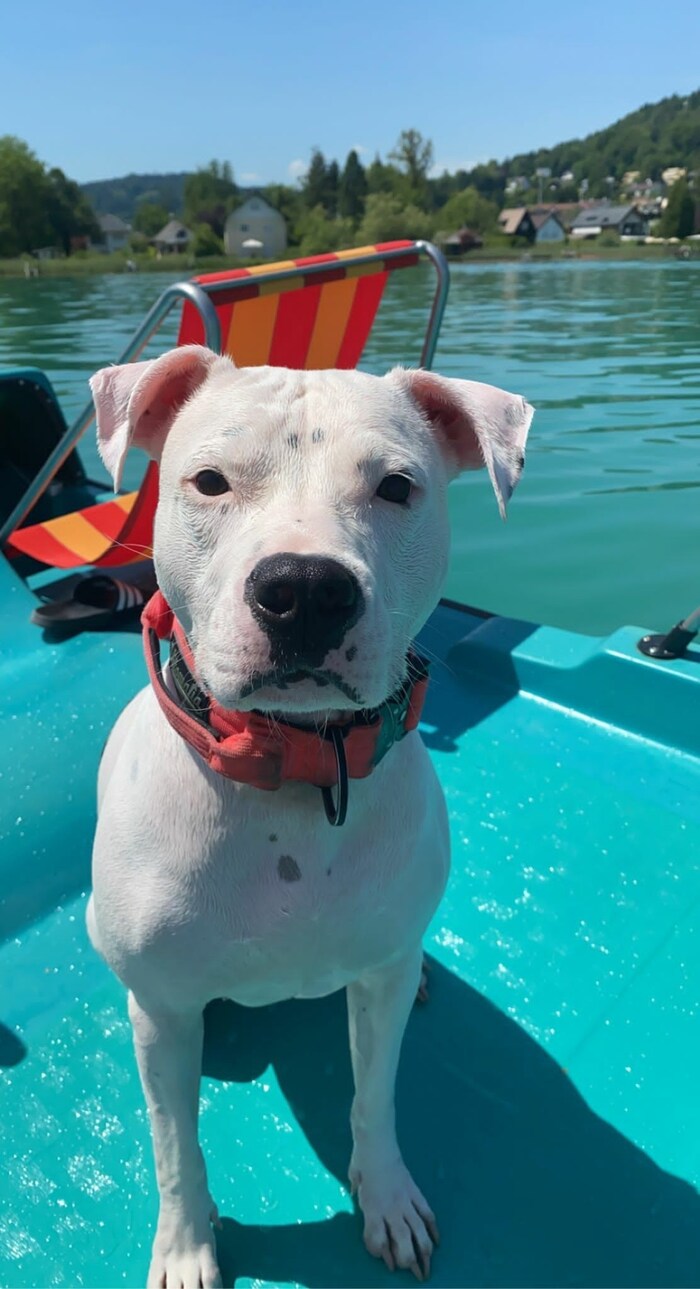 Alessia ist eine richtige Wasserratte