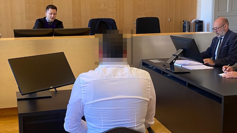 The defendant had to stand trial. (Bild: Krone KREATIV)