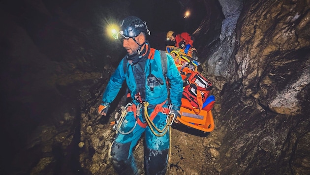 Austria's underworld is the operational area of the Austrian Cave Rescue Service. (Bild: Wallner Hannes)