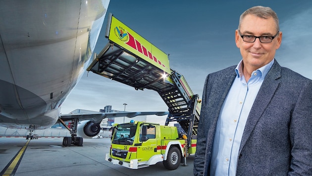 Thomas Biringer has been responsible for production at the firefighting equipment manufacturer since March. (Bild: Krone KREATIV/Rosenbauer International (2))