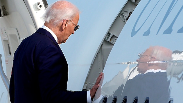 NATO's Ramstein meeting with Ukraine will take place without US President Joe Biden. (Bild: APA/AP)