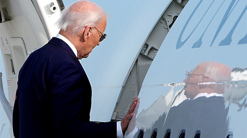 Das Ramstein-Treffen der NATO mit der Ukraine wird ohne US-Präsident Joe Biden stattfinden. (Bild: APA/AP)