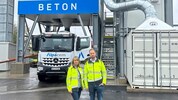 Die neue Betonmisch- anlage hilft Alpacem bei der Einsparung von CO2. Insgesamt drei Millionen ...