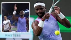 Frances Tiafoe rastete komplett aus. (Bild: AP/X.com)