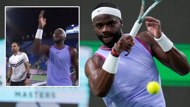 Frances Tiafoe completely lost it. (Bild: AP/X.com)