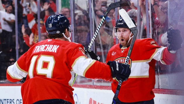 The Panthers cheer. (Bild: 2024 Getty Images)