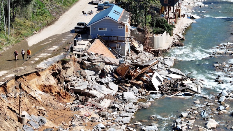 Erst Ende September hatte Hurrikan „Helene“ Florida und weitere Bundesstaaten im Südosten der USA heimgesucht (Bild) – nun kommt „Milton“. (Bild: APA/2024 Getty Images)