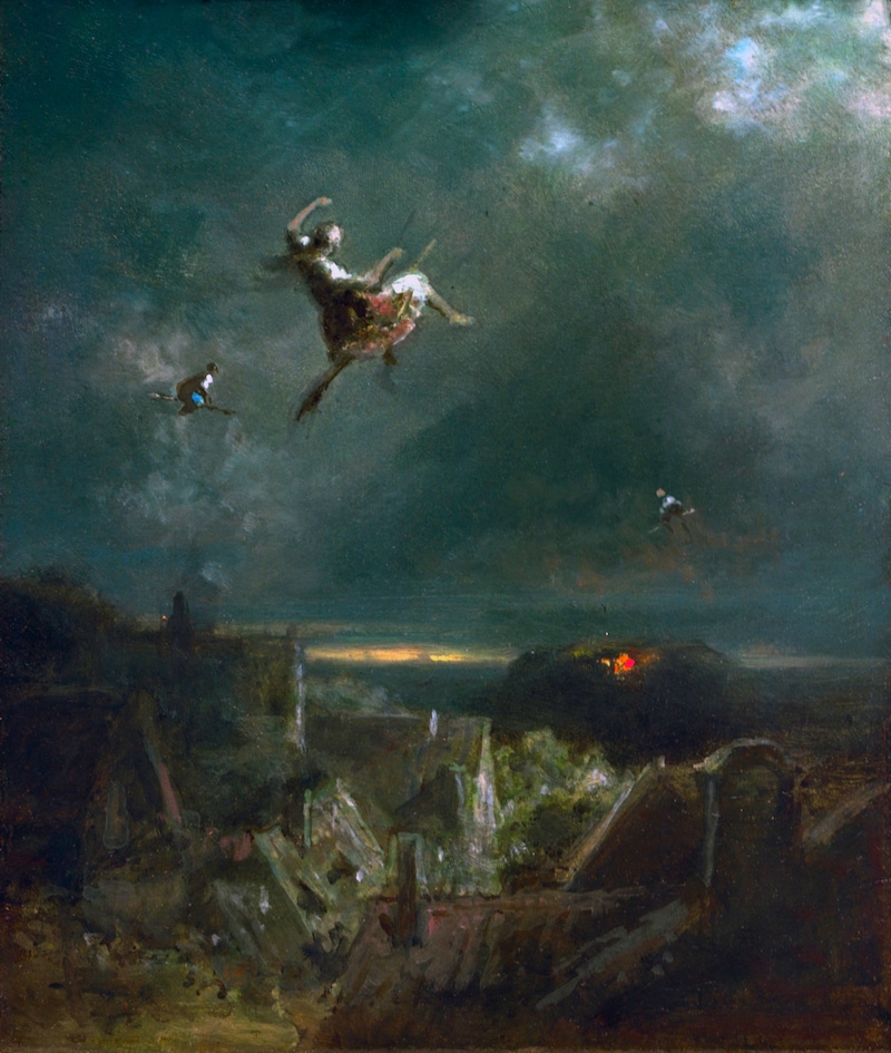 „Hexenritt“, Gemälde von Carl Spitzweg (Bild: akg-images / picturedesk.com)