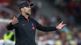 Jürgen Klopp kassierte 2022 mit Liverpool eine Testspielniederlage gegen Salzburg. (Bild: GEPA)