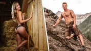 Der Jungbauernkalender lockt zum 25. Jubiläum wieder mit sexy Kurven und hotten Sixpacks.