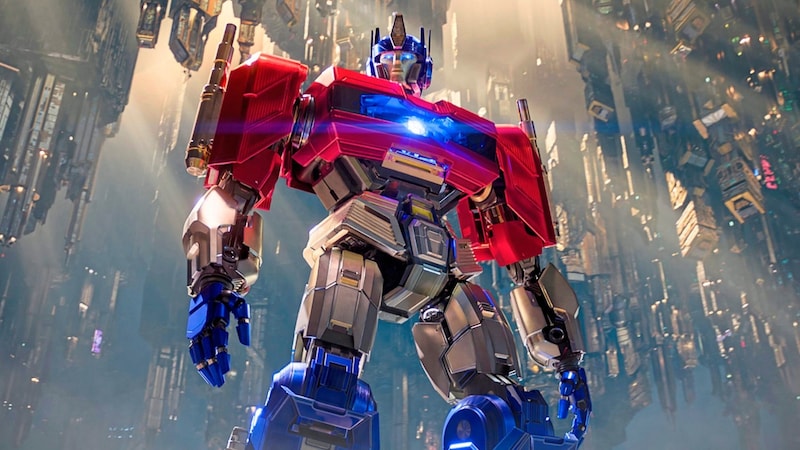 Eine Schlacht zwischen Optimus Primes Autobots und Megatrons Decepticons wird entfacht.  (Bild: AP ( via APA) Austria Presse Agentur/©2024 Paramount Animation, a Division of Paramount Pictures. Hasbro, Transformers and all related characters are trademarks of H)