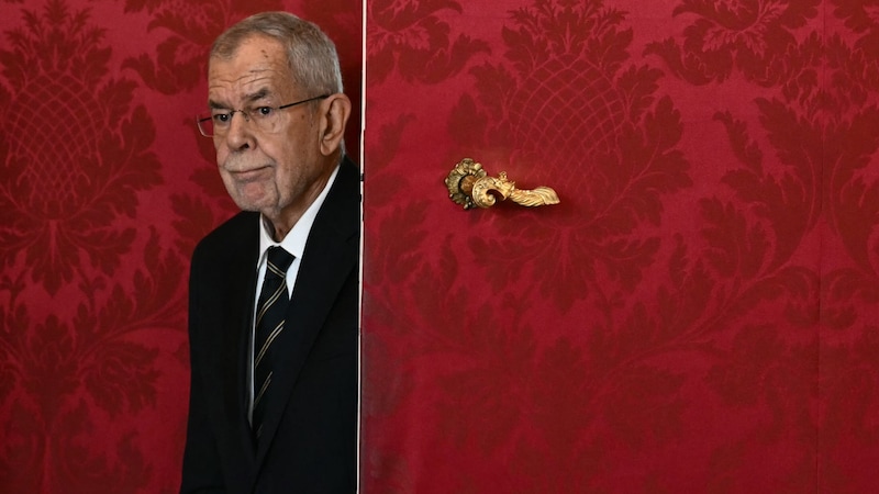 Van der Bellen spielte am Mittwoch den Ball an die Parteien zurück. (Bild: AFP)