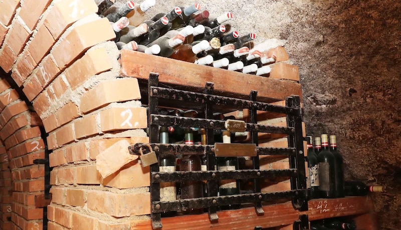 The cellar in the House of Wine contains all kinds of rarities. (Bild: Judt Reinhard)