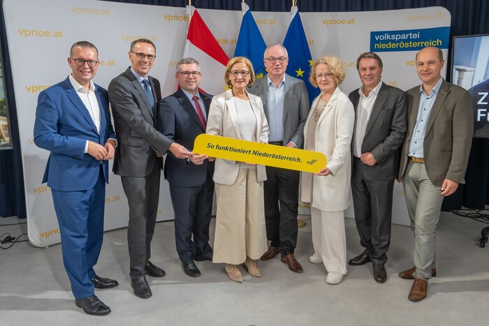Johanna Mikl-Leitner gathered the Lower Austrian ÖVP leadership for a maneuvering critique in ...