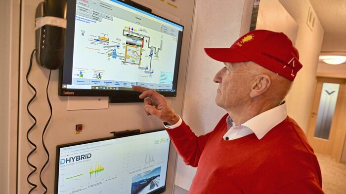 Die Anlage wird elektronisch gesteuert.