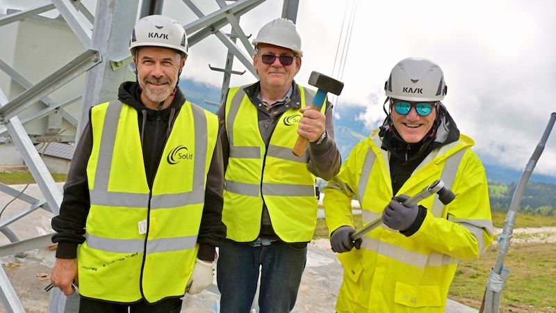 Firma „solid wind power“ aus Dänemark: Die Experten haben bereits über 1000 Windräder installiert. (Bild: Evelyn Hronek)