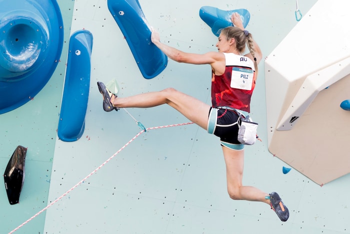 Jessica Pilz erkletterte sich sensationell die Bronzemedaille.