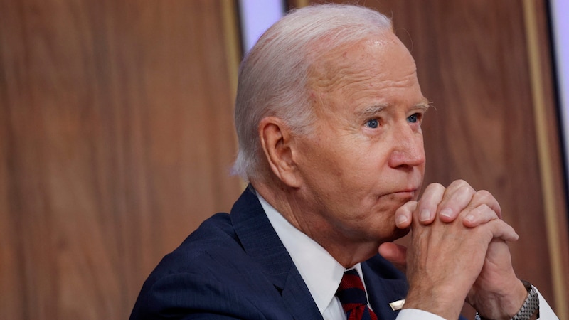 US President Joe Biden warns of "storm of the century" (Bild: 2024 Getty Images)