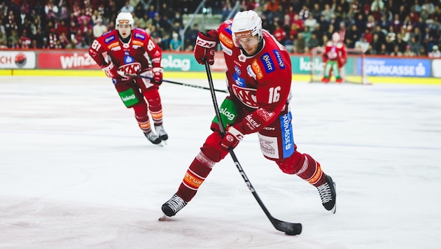 Simeon Schwinger scored to make it 2:2 in the meantime. (Bild: GEPA/GEPA pictures)