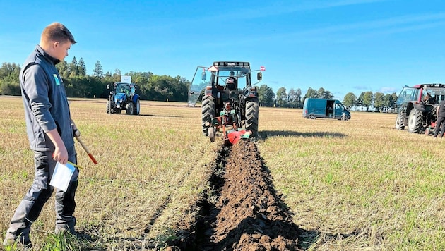 Manuel Jöbstl from Bad St. Leonhard is the best ploughman in Europe. (Bild: LFS St. Andrä )